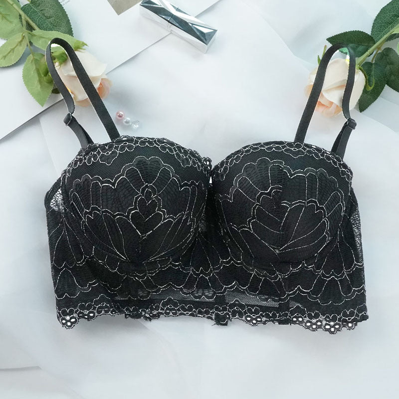 Bra Women Thin Push Up Underwear Breast Holding Adjustable Sports Bra