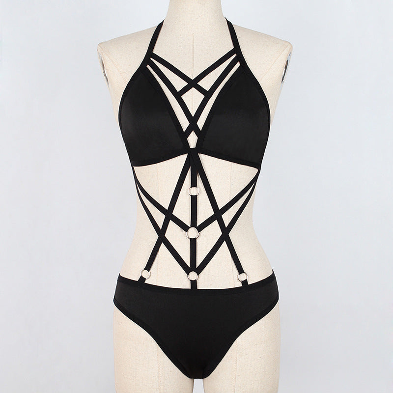 Sexy Elastic Band Bodysuit