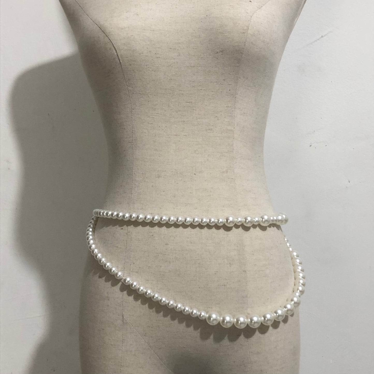 Pearl Body Cha Sexy Backless Chest Necklace Sexy Bikini Chain Women Outer Wear Clothing Waist Chain Handmade