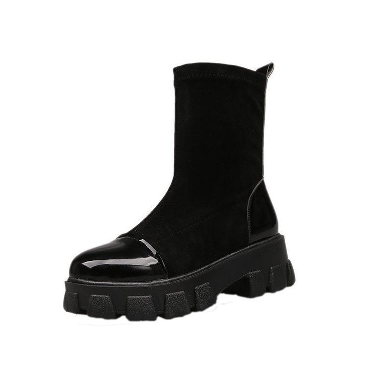 Trifle Bottom Single Boot Retro Fashion Short Boots