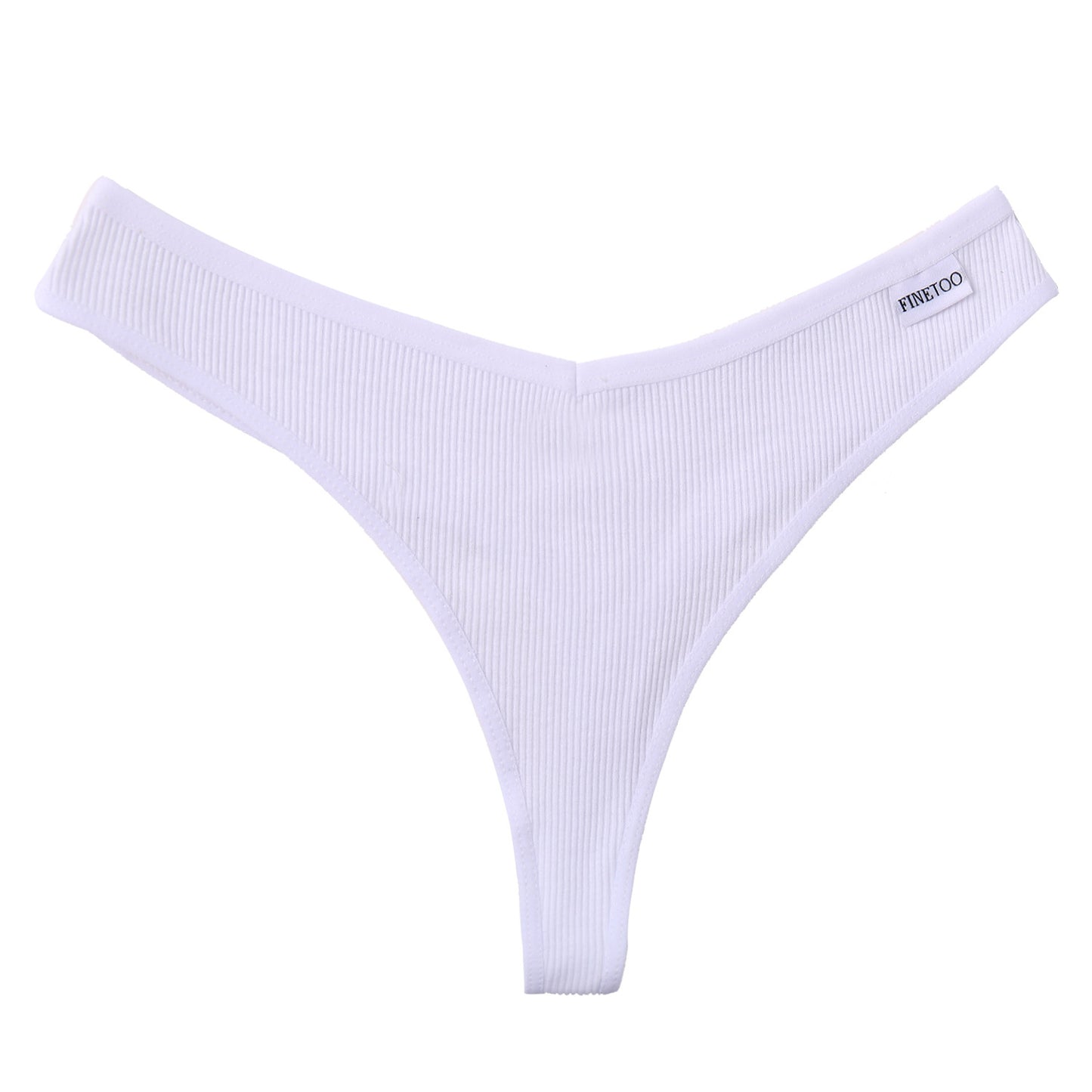 Women T Back Briefs Cotton Sexy Low Waist Panties High Slit Briefs