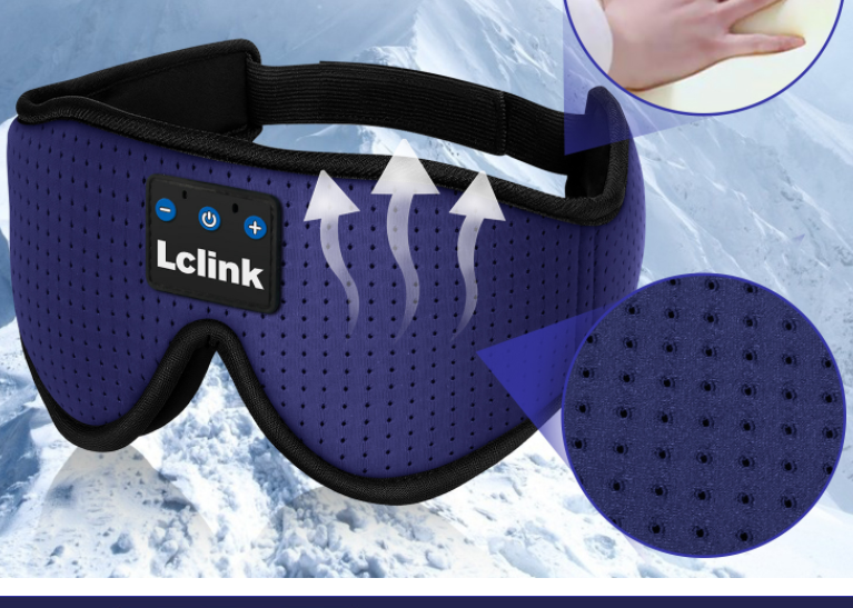 Bluetooth Music Eye Mask Wireless 3D Headset Smart
