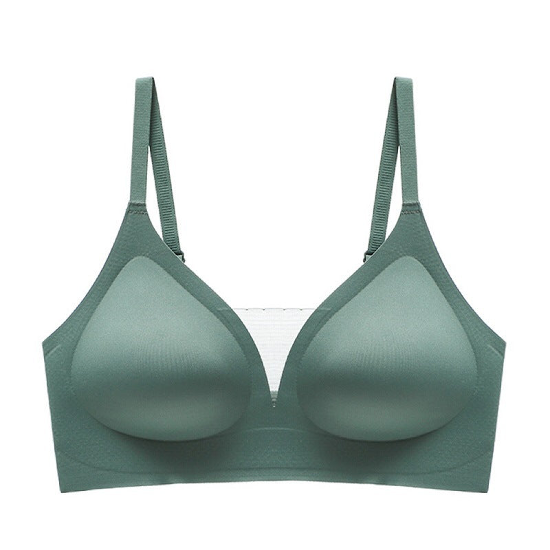 Expanded Bra Thin Comfortable Small Size Thickened Push up to Show Big Waist Thin Seamless Bra