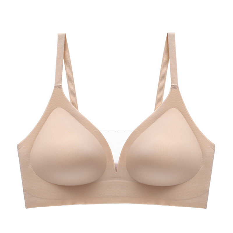 Expanded Bra Thin Comfortable Small Size Thickened Push up to Show Big Waist Thin Seamless Bra