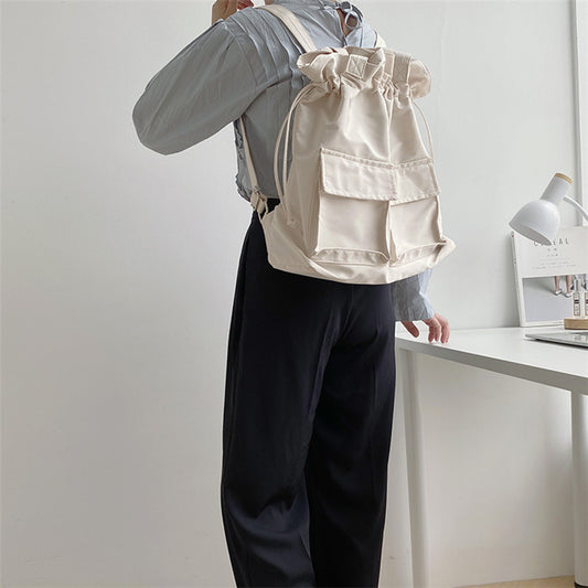 Shoulder Bag Student Backpack Large Capacity Nylon Handbag
