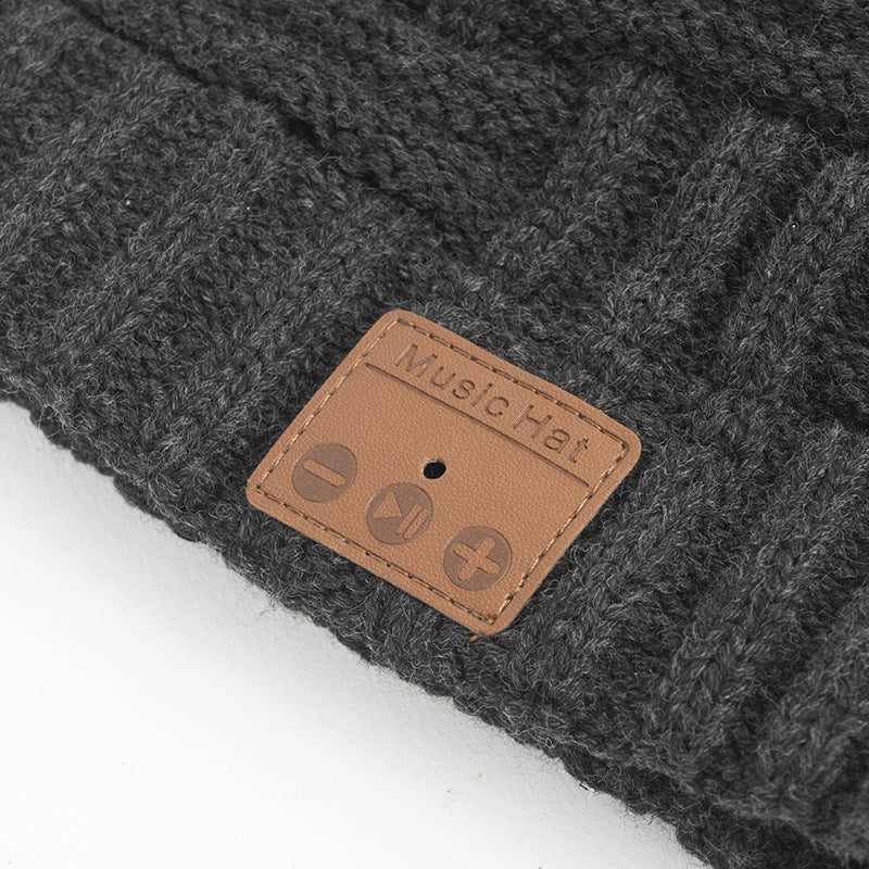 Bluetooth connection music winter warm knit