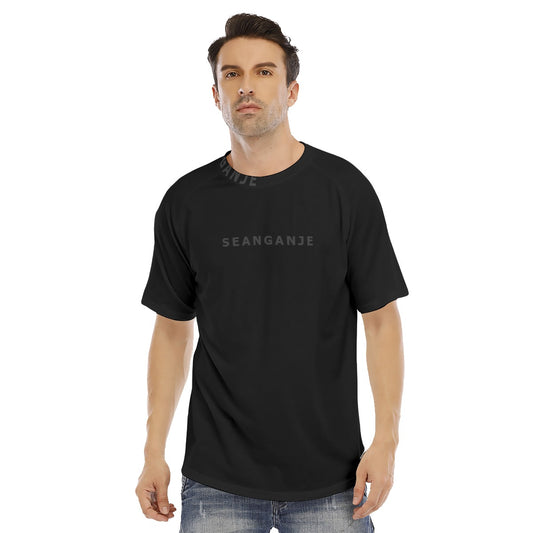 SEANGANJE  Men's O-neck Short Sleeve T-shirt