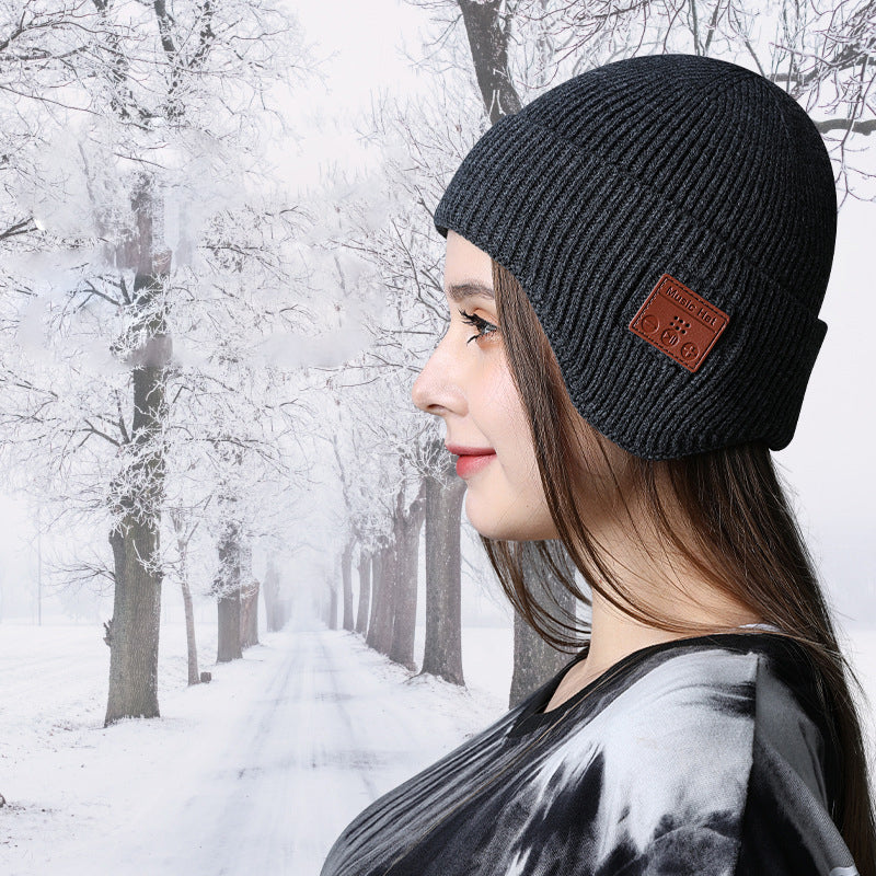 Outdoor Warm Music Bluetooth Headset Hat