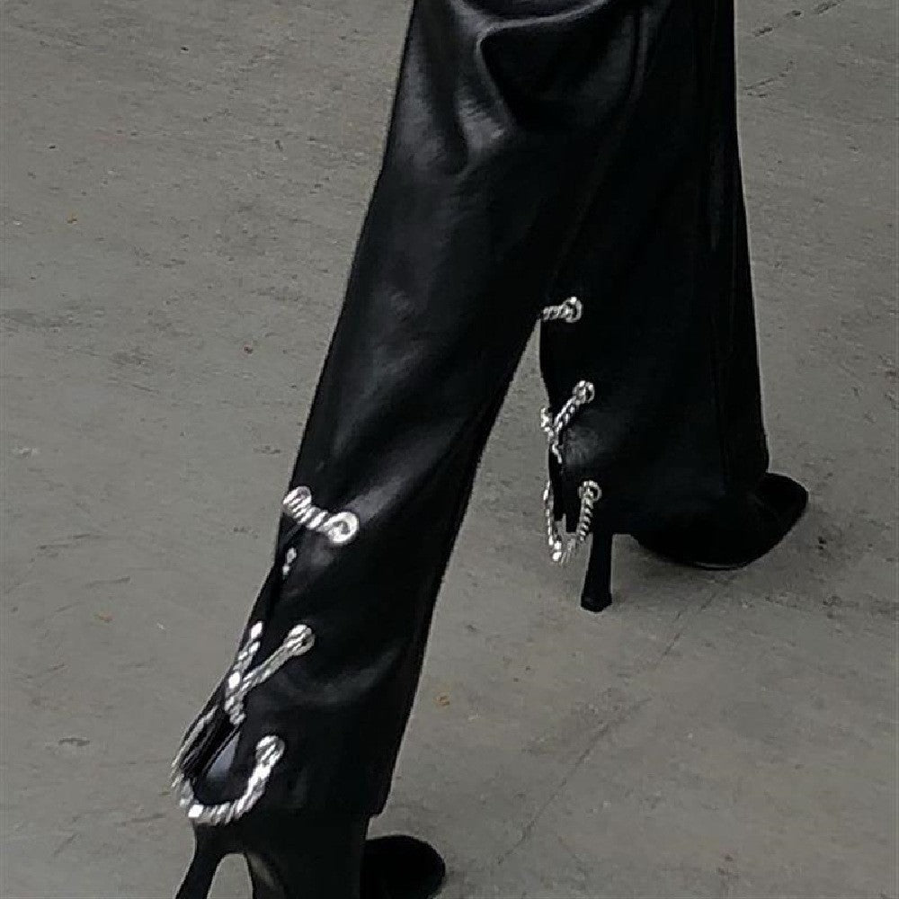 sexy Faux Leather Pants Trousers