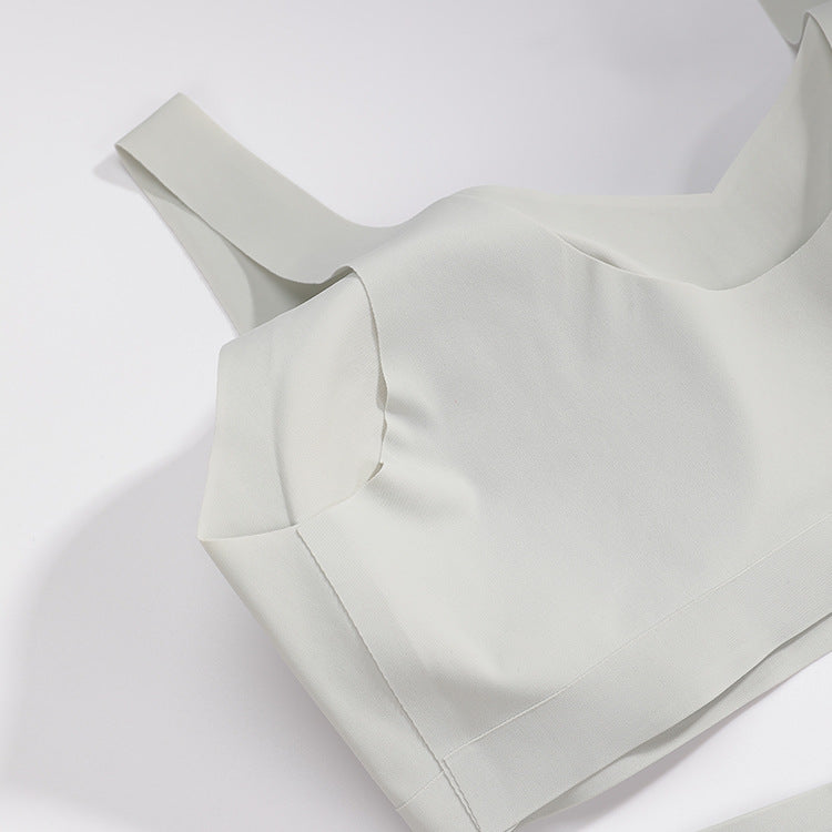 Seamless Yoga Vest Underwear Women Suit Beauty Back Unrestrained Breathable Ice Silk Wireless Sports Underwear