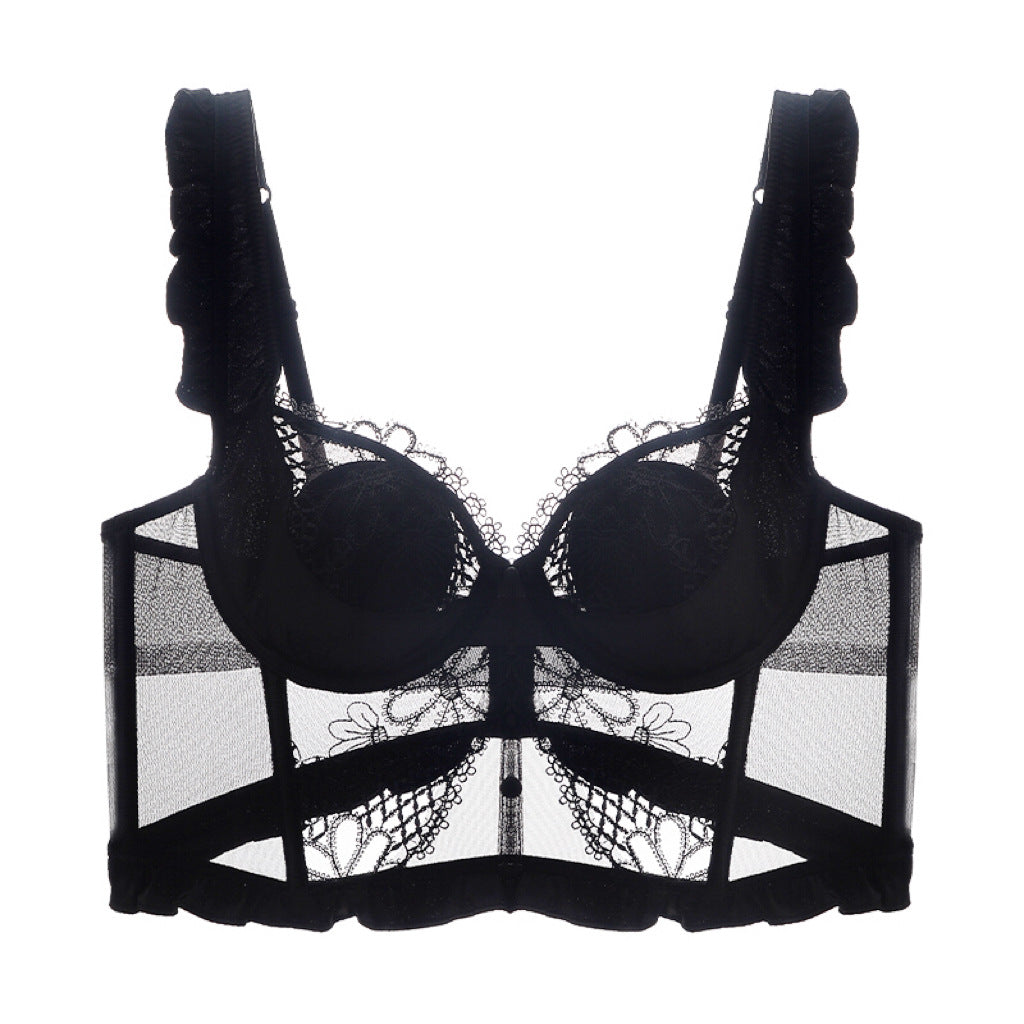 French Lace Sexy Lingerie Vest Boning Corset Boning