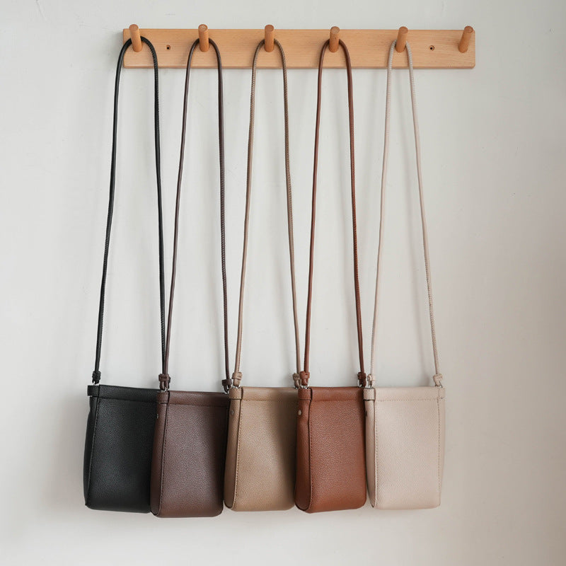 Simple Small Shoulder Bag Vertical Mobile Phone Bag