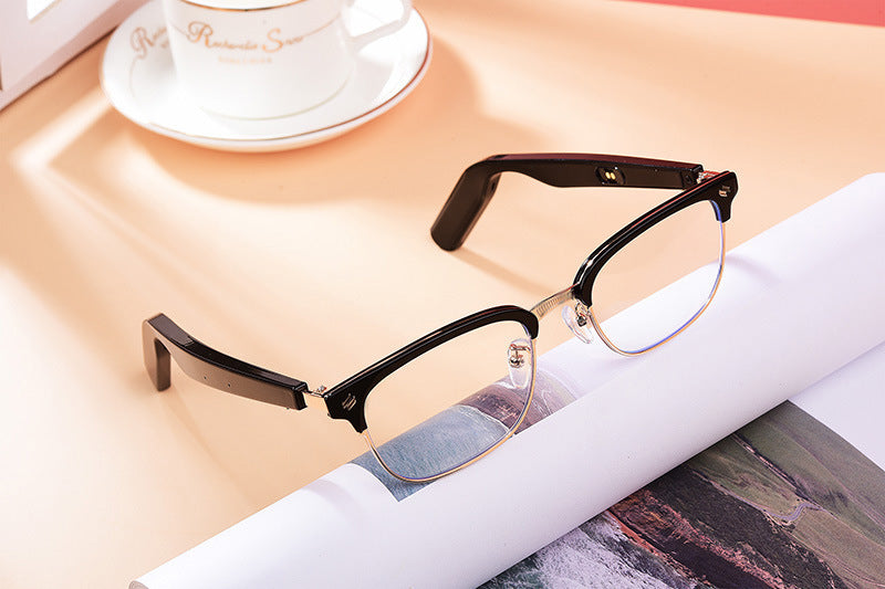 New TWS Smart Glasses With Replaceable Nearsighted Lenses Wireless