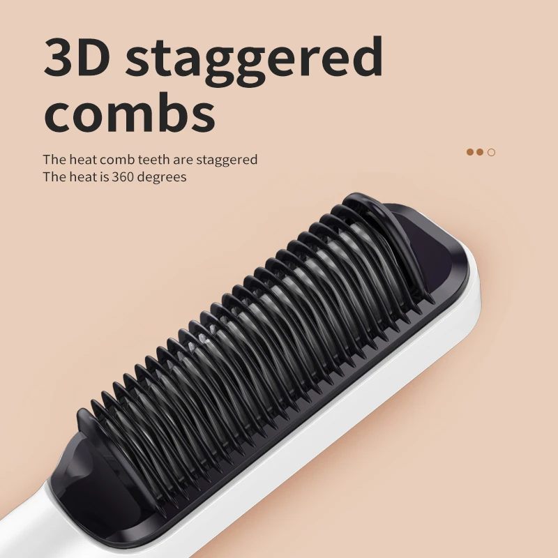 New Product Straight Hair Comb LCD Display