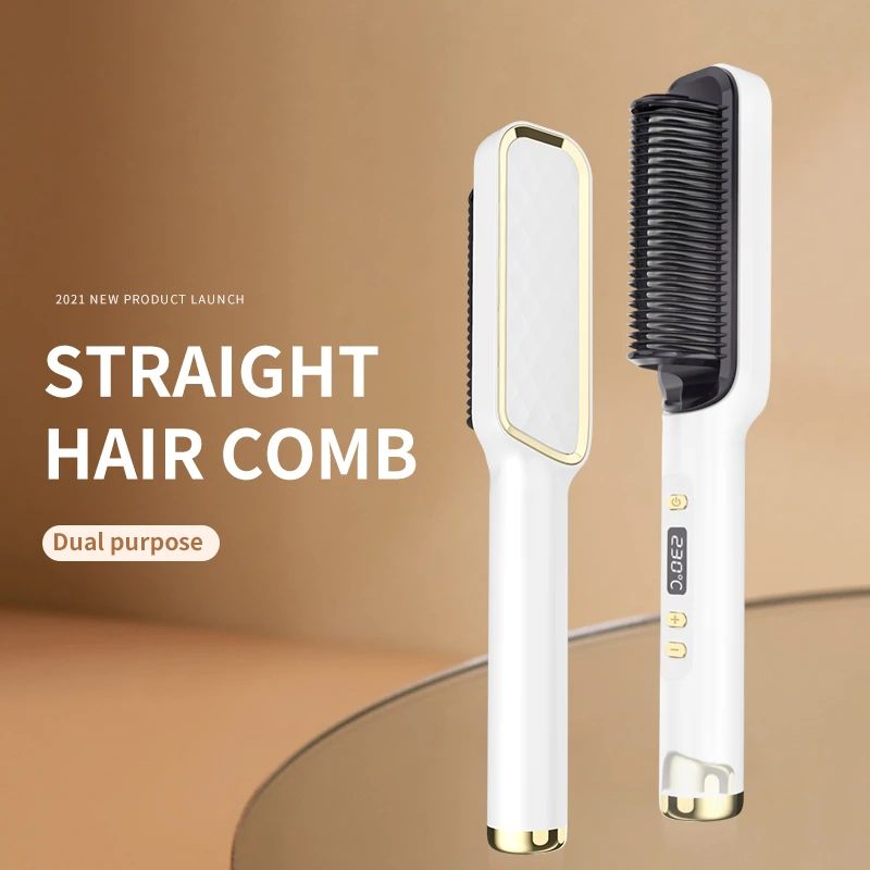 New Product Straight Hair Comb LCD Display