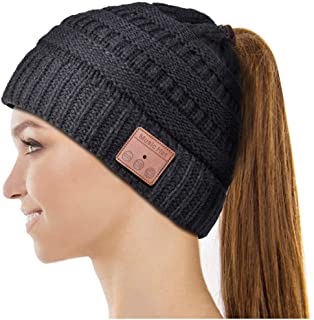 Fashion Bluetooth Earphones Music Hat Knitted And Velvet Warm Bluetooth Hat